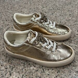 Zara Metallic bow sneakers (girls)